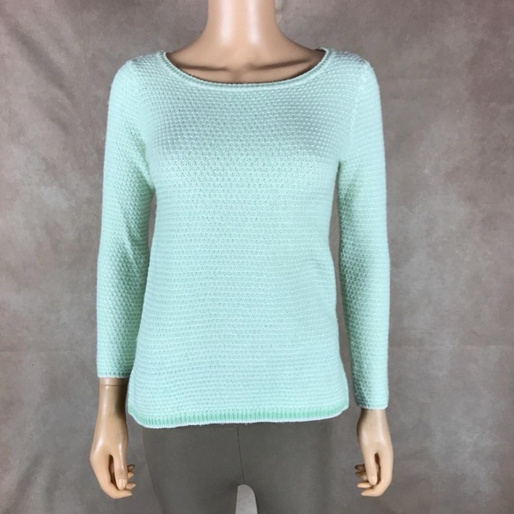 J. Crew Sweaters - J.CREW Wool Blend Green Sweater PXS